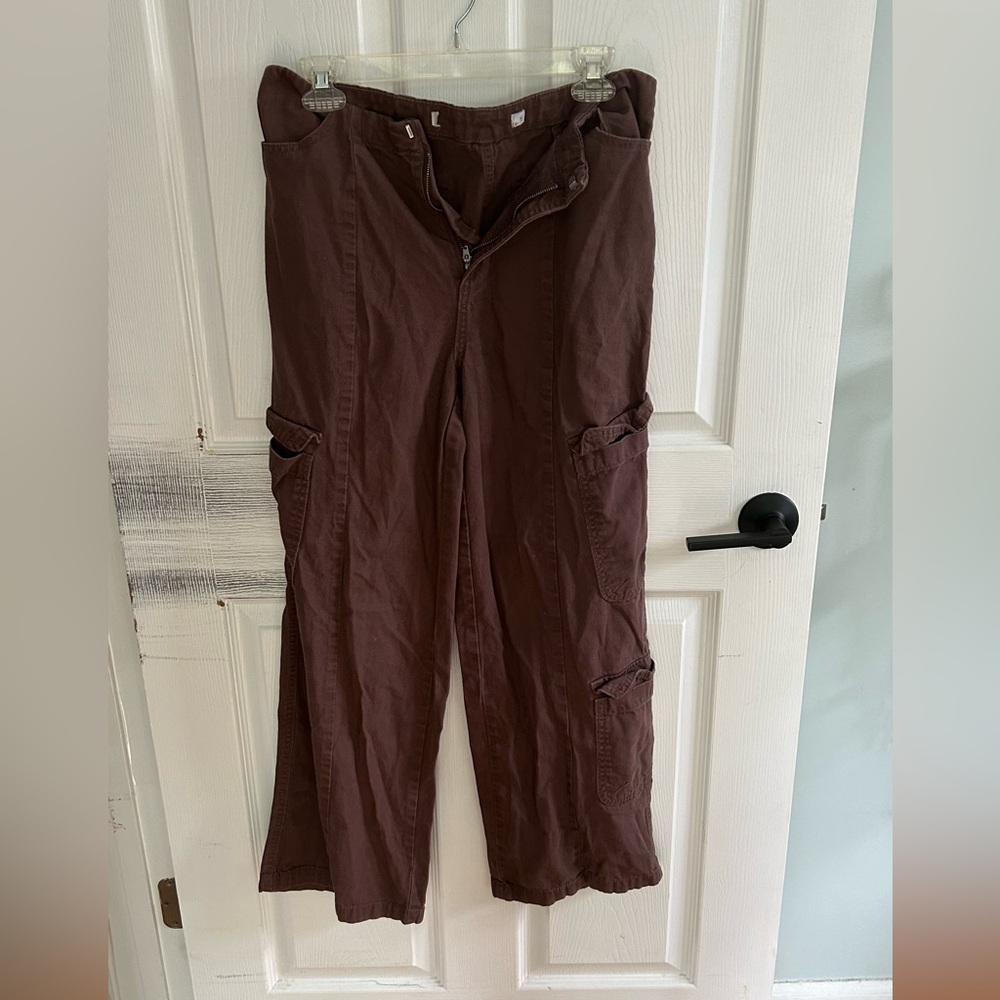Kohl's Brown Wide Leg Pants